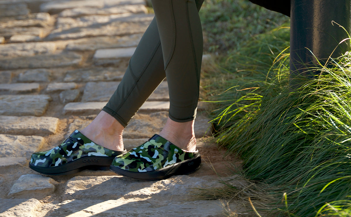 Women's OOcloog Limited Edition Clog - Jungle Camo (SALE)