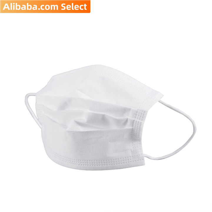 Alibaba Select 3 Ply disposable white earloop kid children face mask for US market GB/T 38880 (2000pcs/Carton)