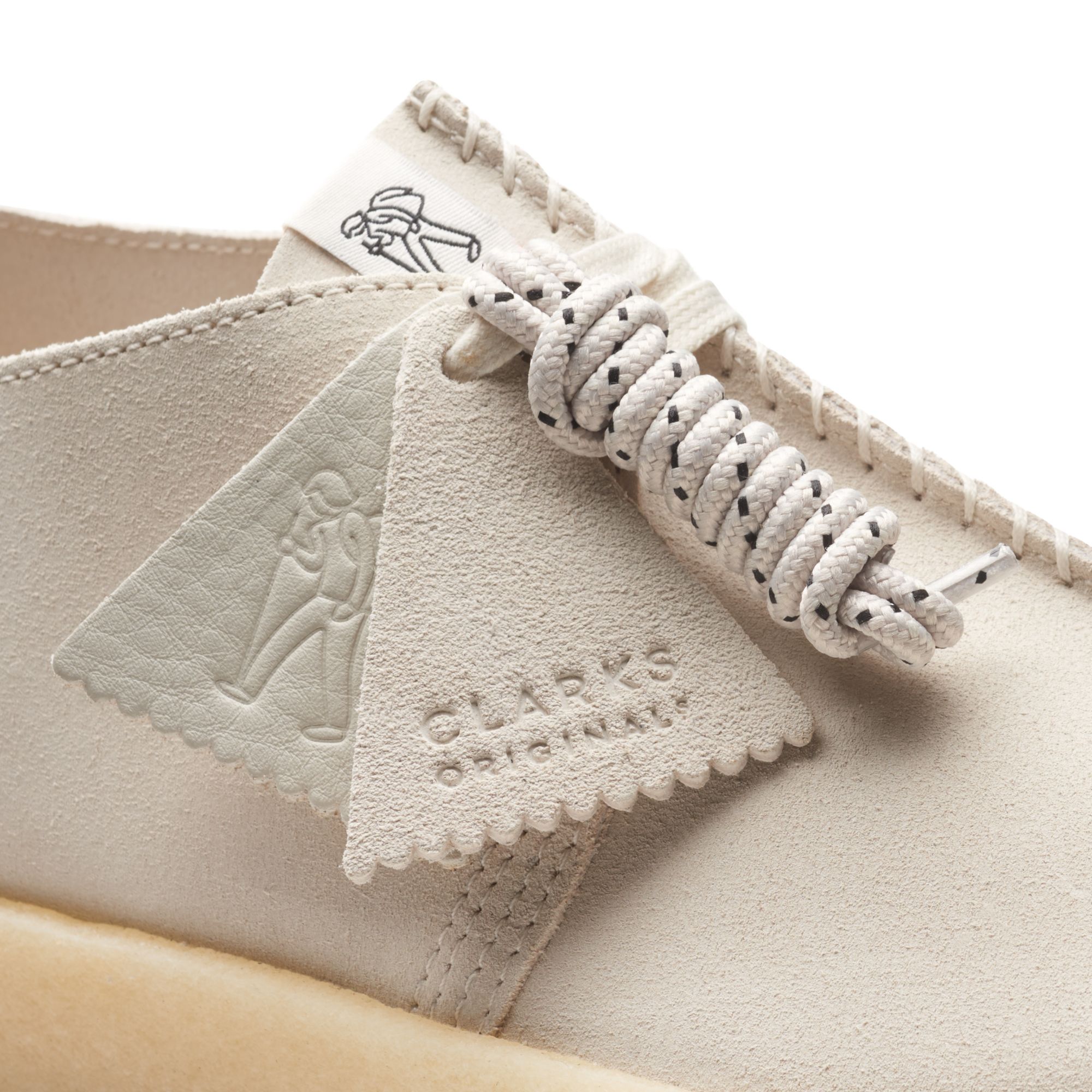 Men  Trek Cup White Suede