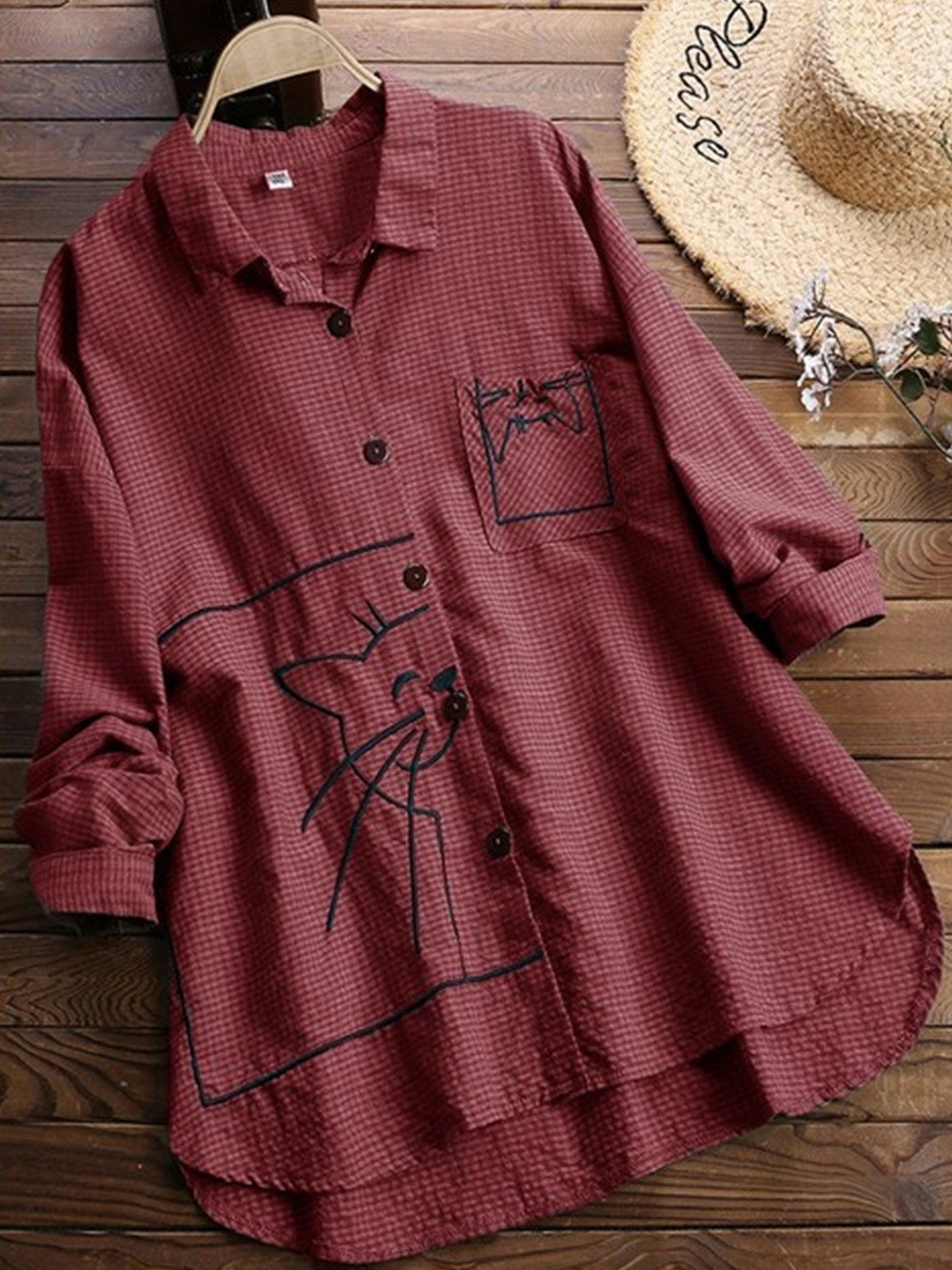 Women Casual Loose Tops Tunic Blouse Shirt