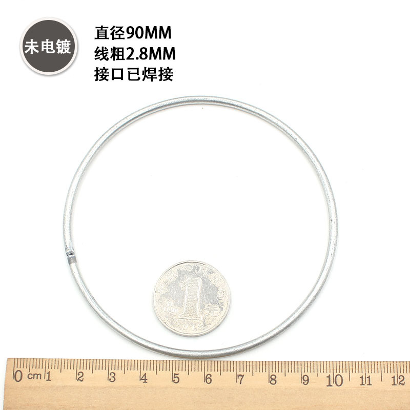 厂家直销批发多规格捕梦网铁圈铁环焊接圆环金属圈大量现货15mm-1