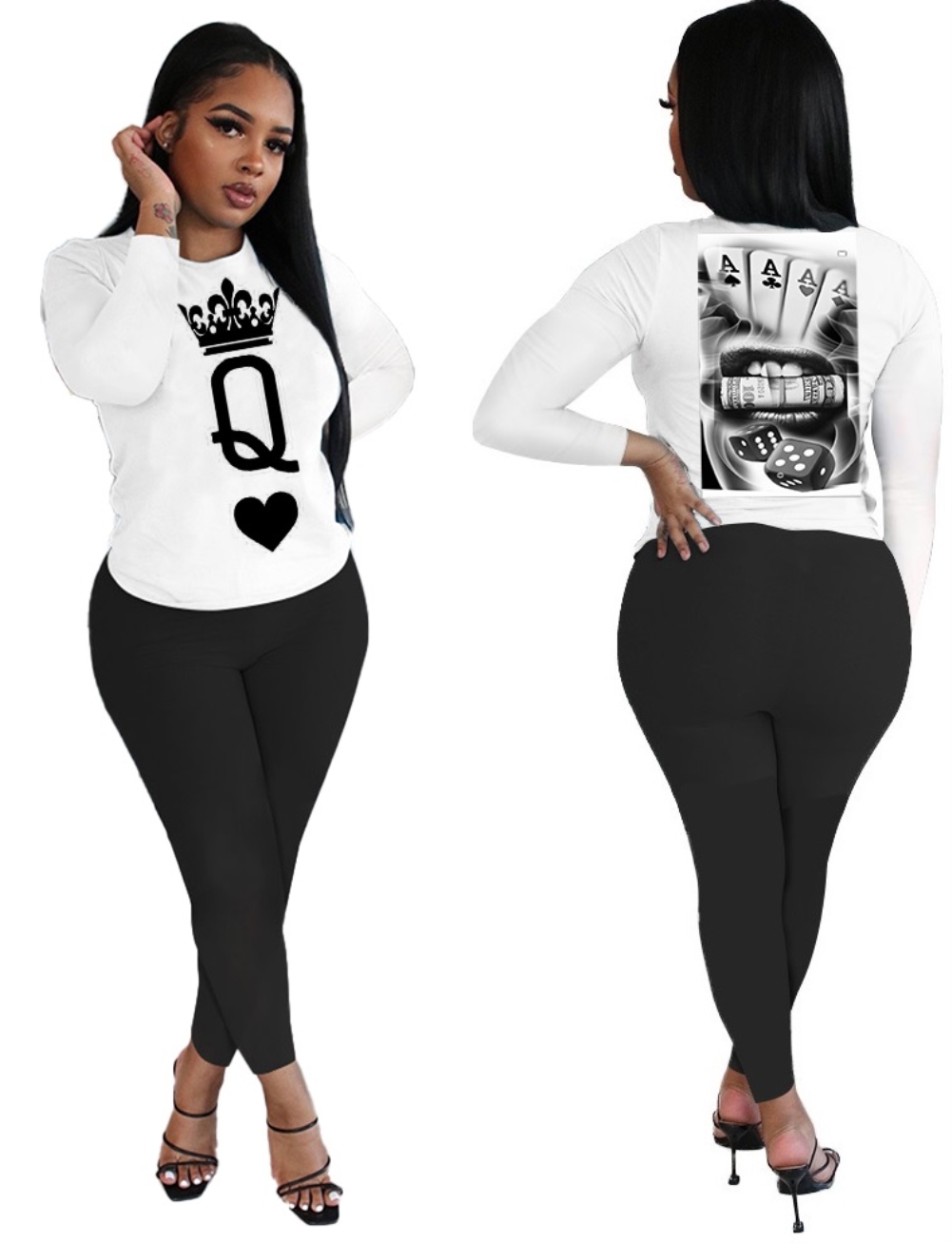 African Autumn Print Two Piece Pants Set