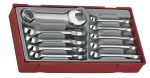 Teng Tools �C 10 Piece Midget Combination Spanner Set �C TEN-O-TT6010M