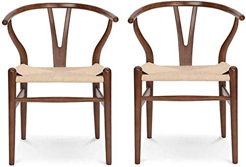 VODUR Wishbone Chair Natural Solid Wood Dining Chair/Hans Wegner Y-Shaped