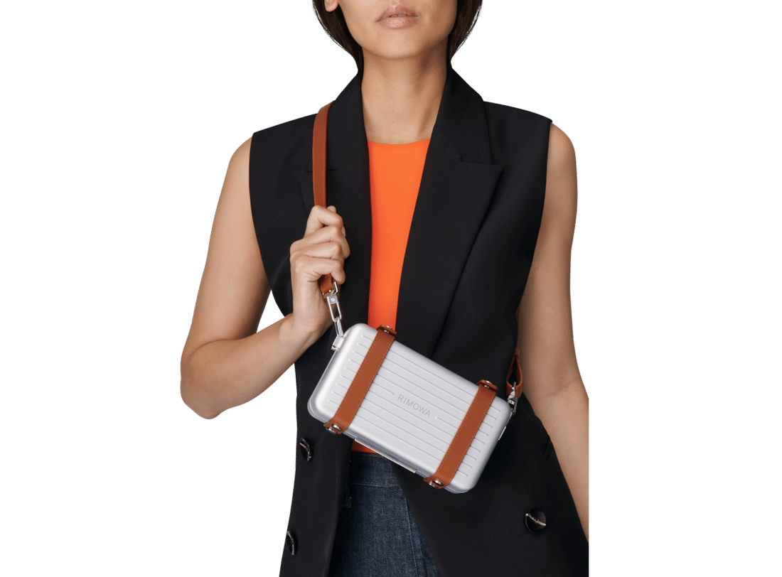 Umhängetasche aus Aluminium - lcablia