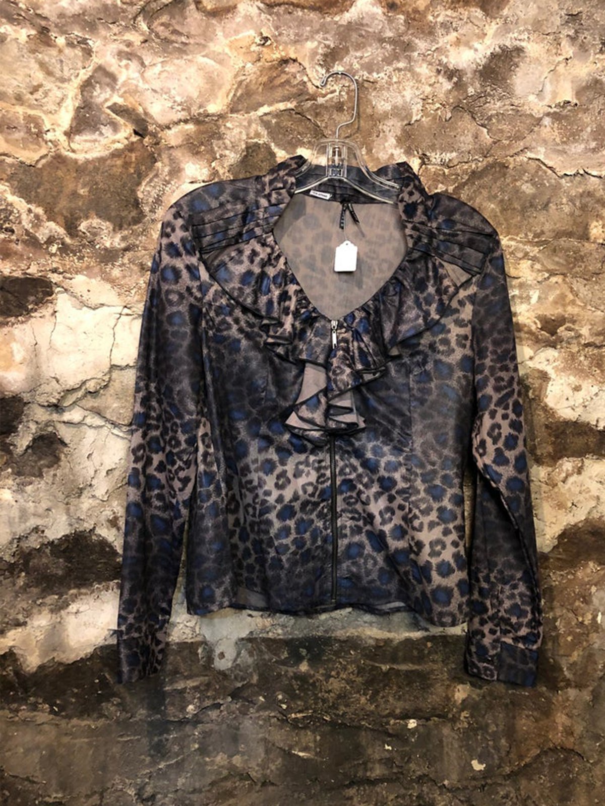 V Neck Floral-Print Vintage Long Sleeve Shirts & Tops