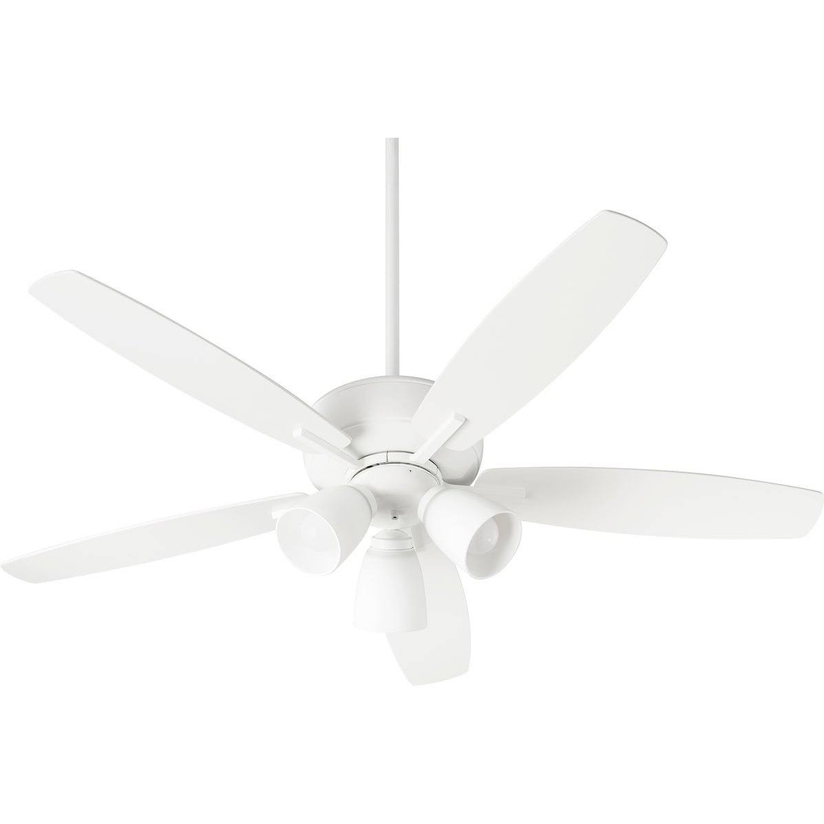 Quorum 70525-365 Breeze Ceiling Fan, Satin Nickel
