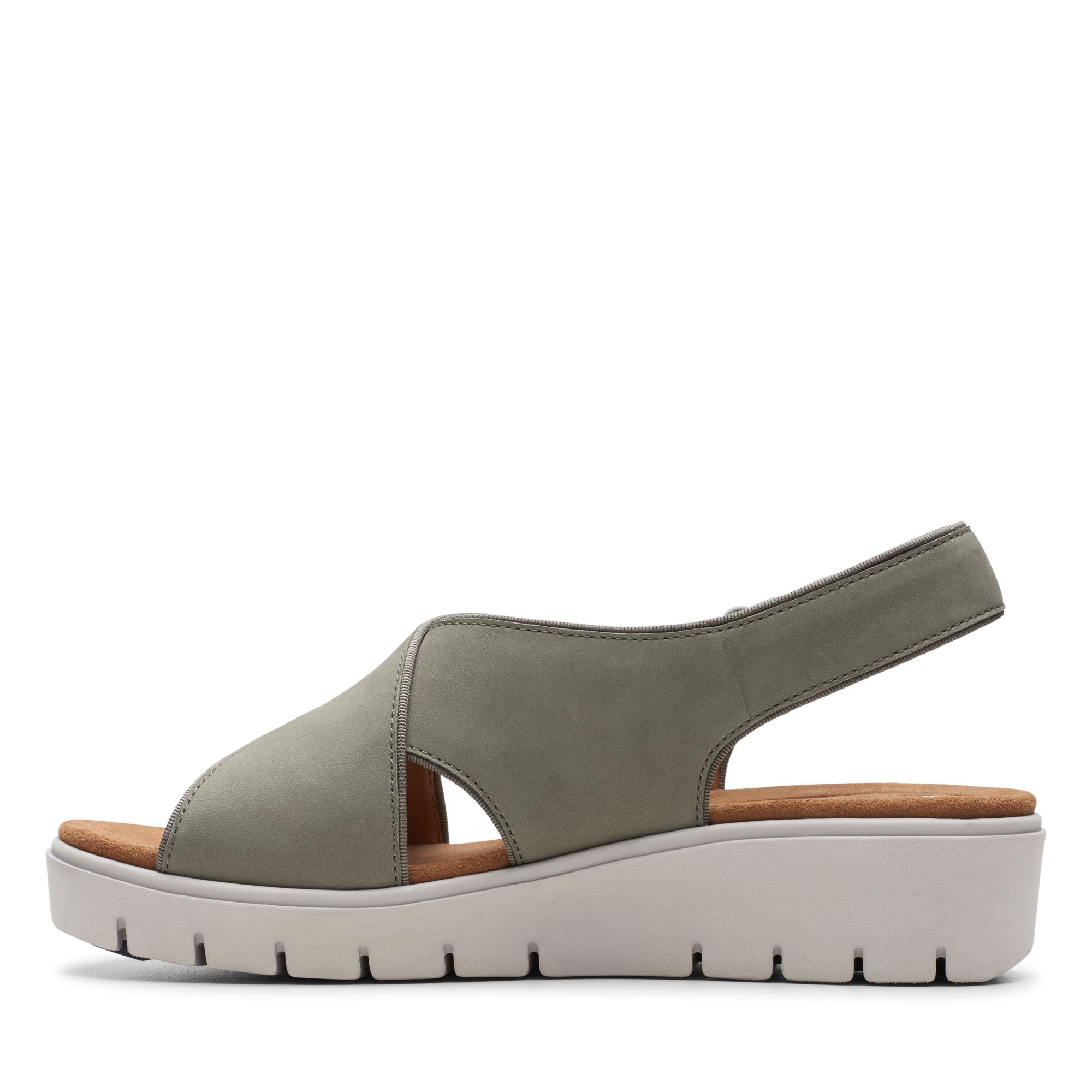 Women Sandals Un Karely Sun Sage Nubuck