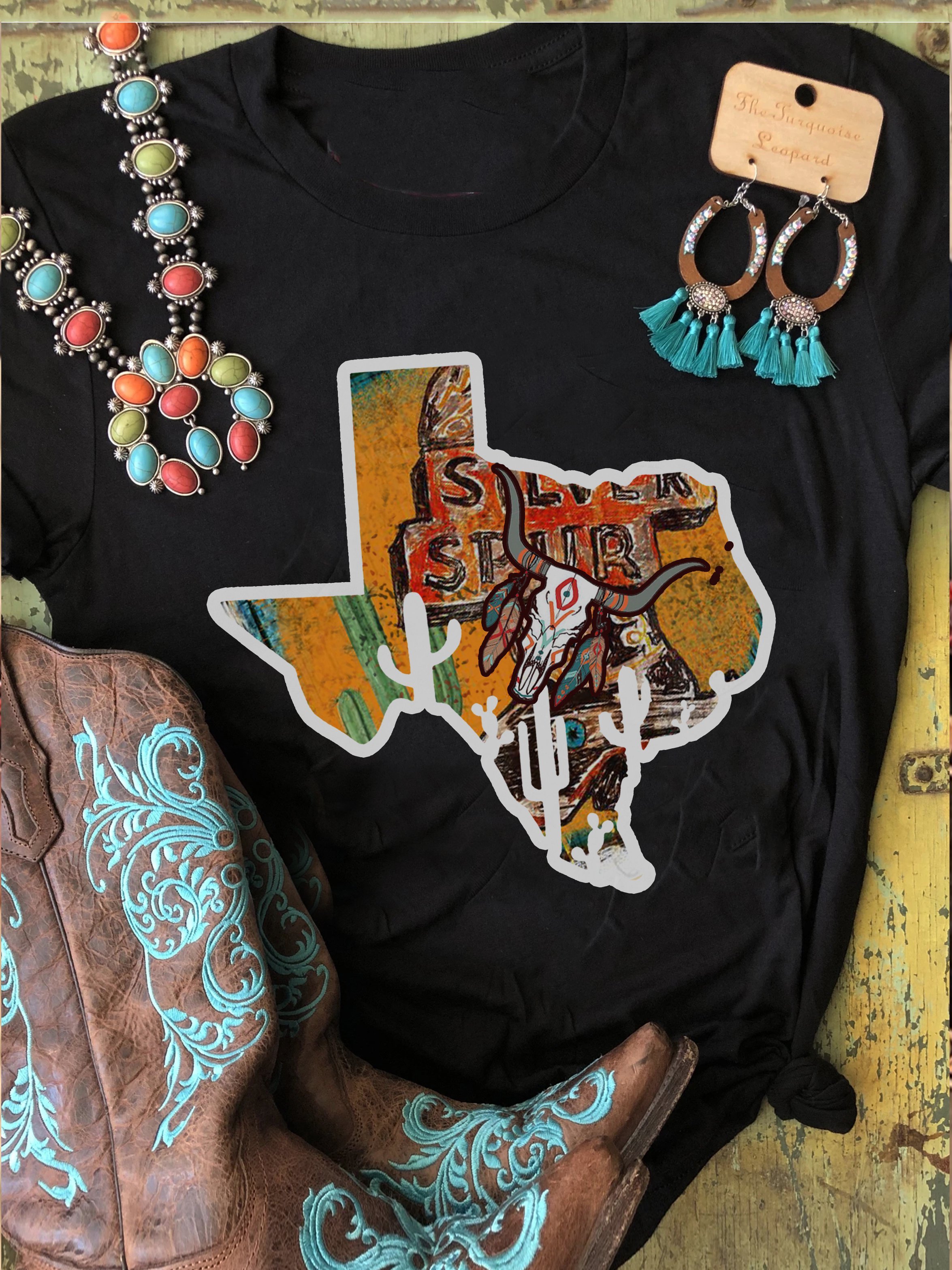 Black Crew Neck Vintage Cotton Shift Shirts & Tops