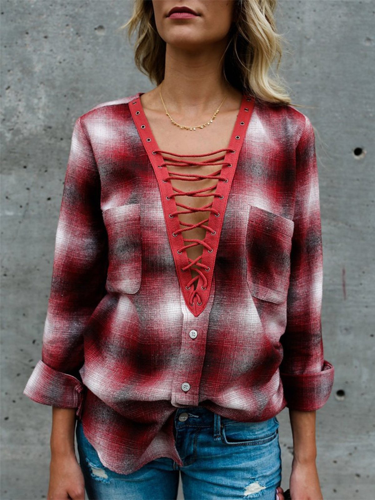 Women Polyester Casual Blouses & Shirt