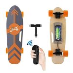 Tooluck Electric Skateboard with Remote, 350W Brushless Motor, 12MPH Top Speed