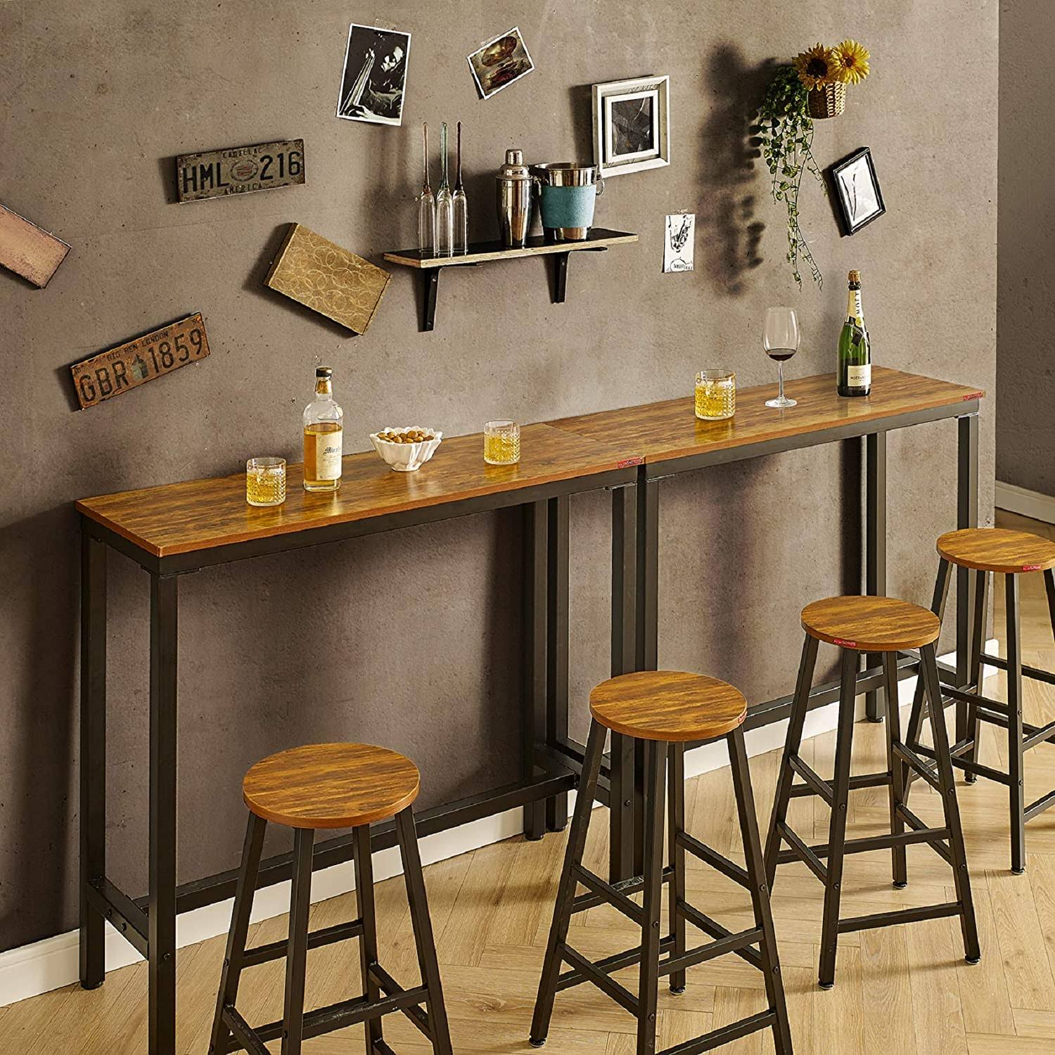 Mr Ironstone Bar Table, 47 Rectangular Kitchen Pub Dining 47.2 Table