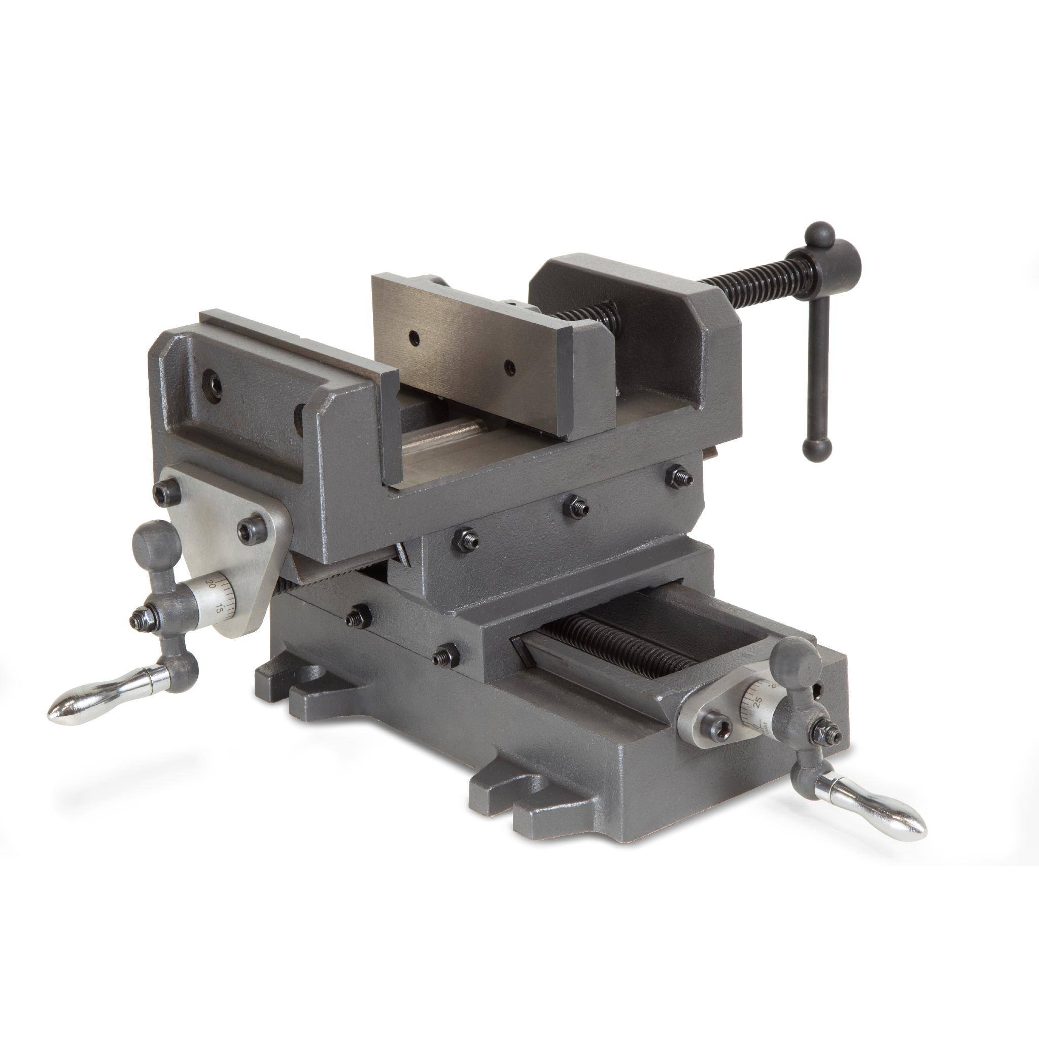 Wen 5-1/8 in. Compound Cross Slide Industrial Strength Benchtop Vise