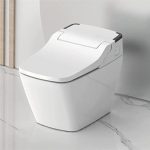 Piece Toilet with Auto Open/Close Lid, Auto Dual Flush, UV-LED Sterilization