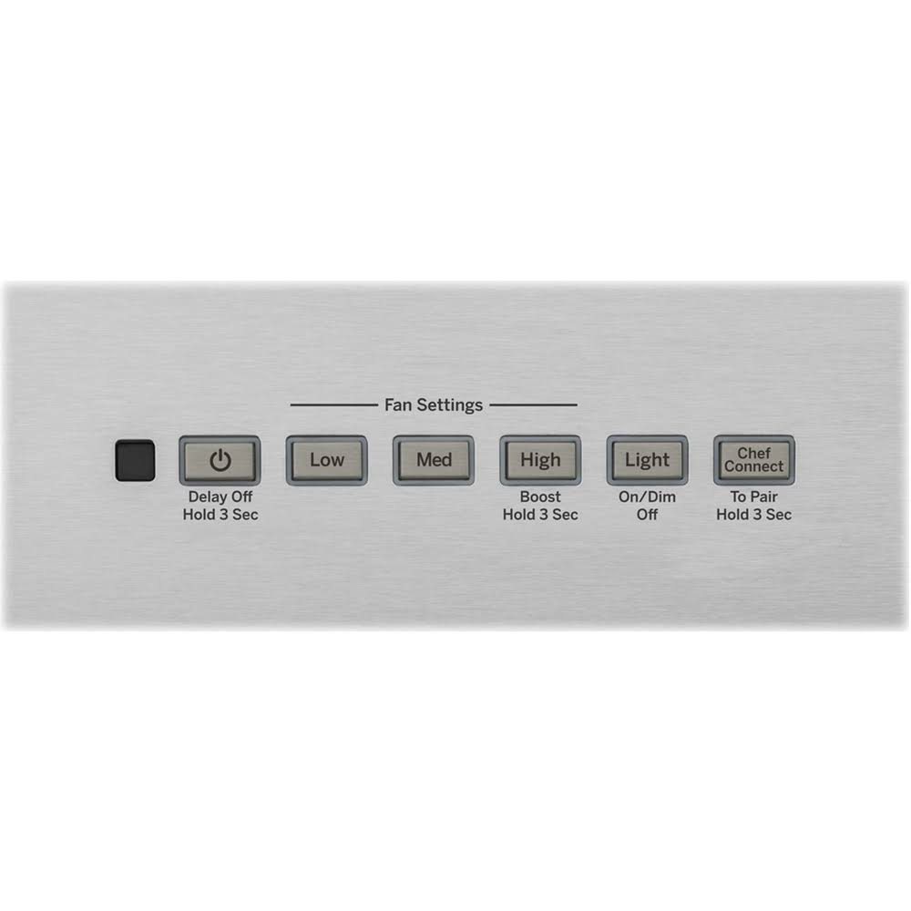 GE 30x22 Stainless Steel Designer Wall Mount Hood