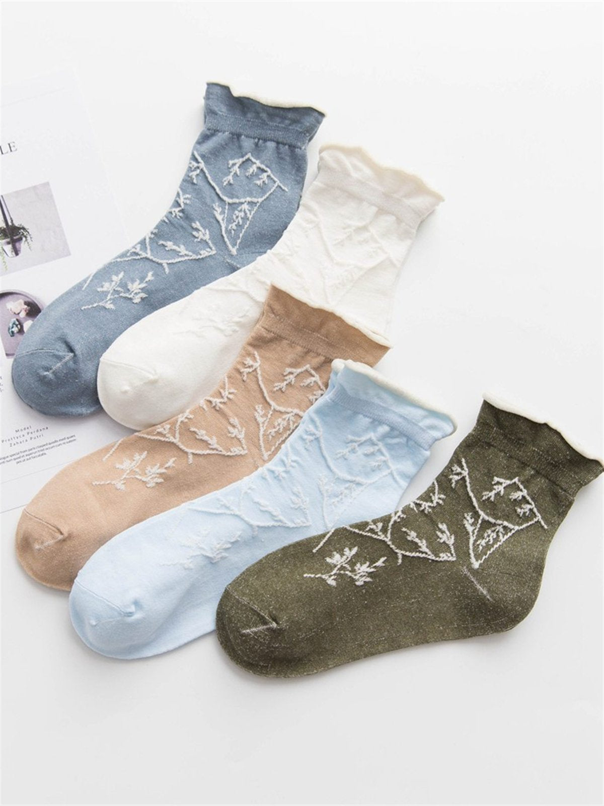 Casual Basic Daily Cotton Socks