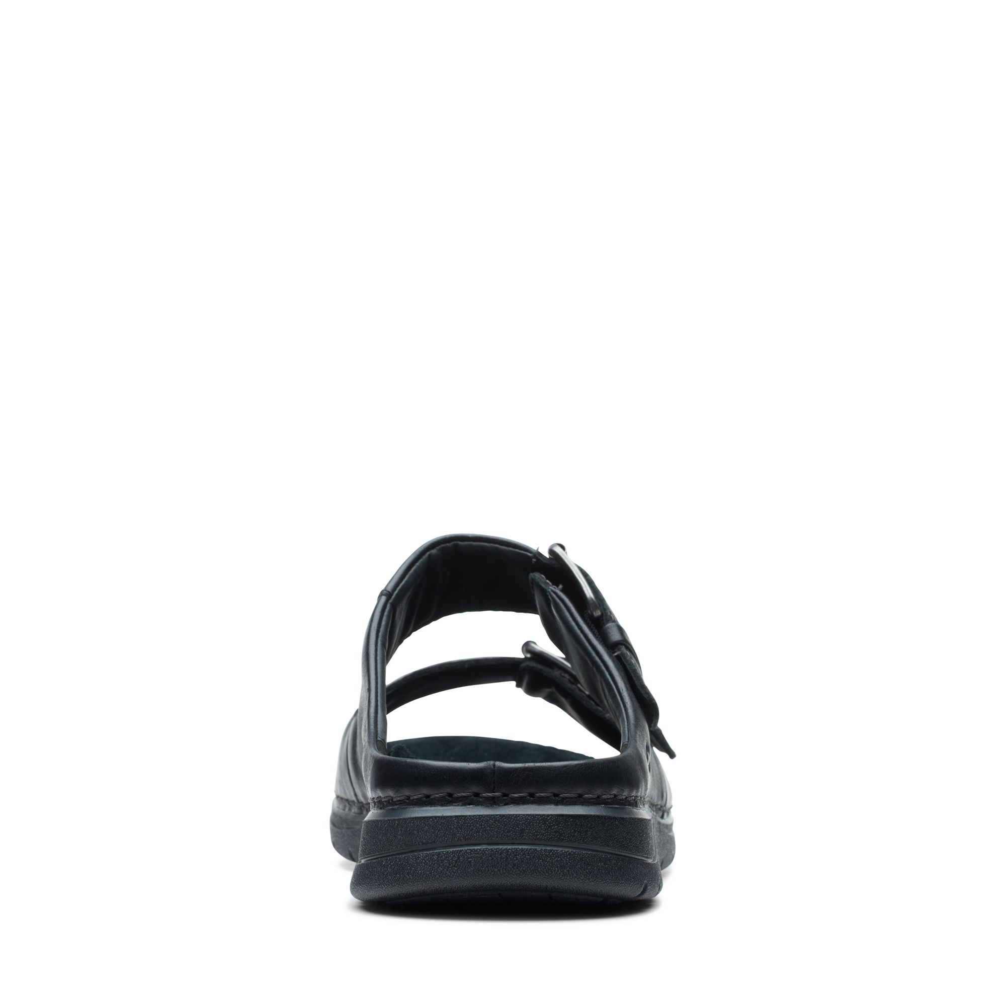 Men Sandals Nature Vibe Black Leather