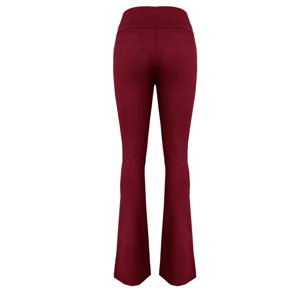 Western Elegant Plain Office Trousers