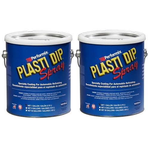Performix Plasti Dip 10103S Black Gallon Rubber Spray 2 Pack