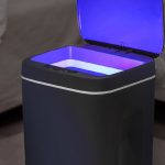 Trash Bin Kitchen Household USB Charging Smart Trash Can Automatic Induction Dustbin With Lid