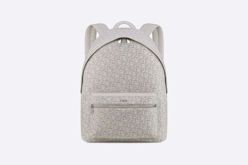 Rider Backpack Beige Dior Oblique Jacquard