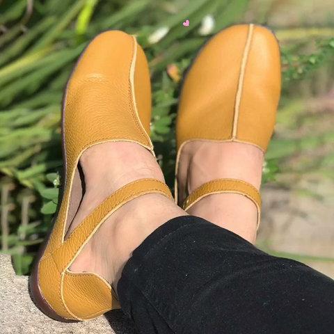 Pu Flat Heel Loafers