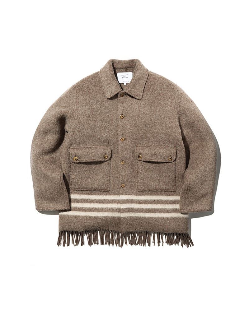 Inoue Brothers Fringe Blanket Jacket