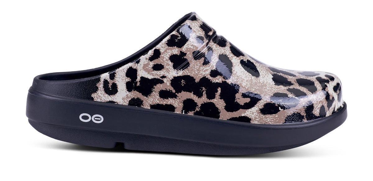 Women's OOcloog Limited Edition Clog - Cheetah
