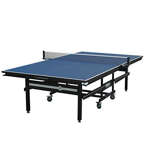 Indoor Table Tennis Table w/ Professional Ping Pong Net and Post Set