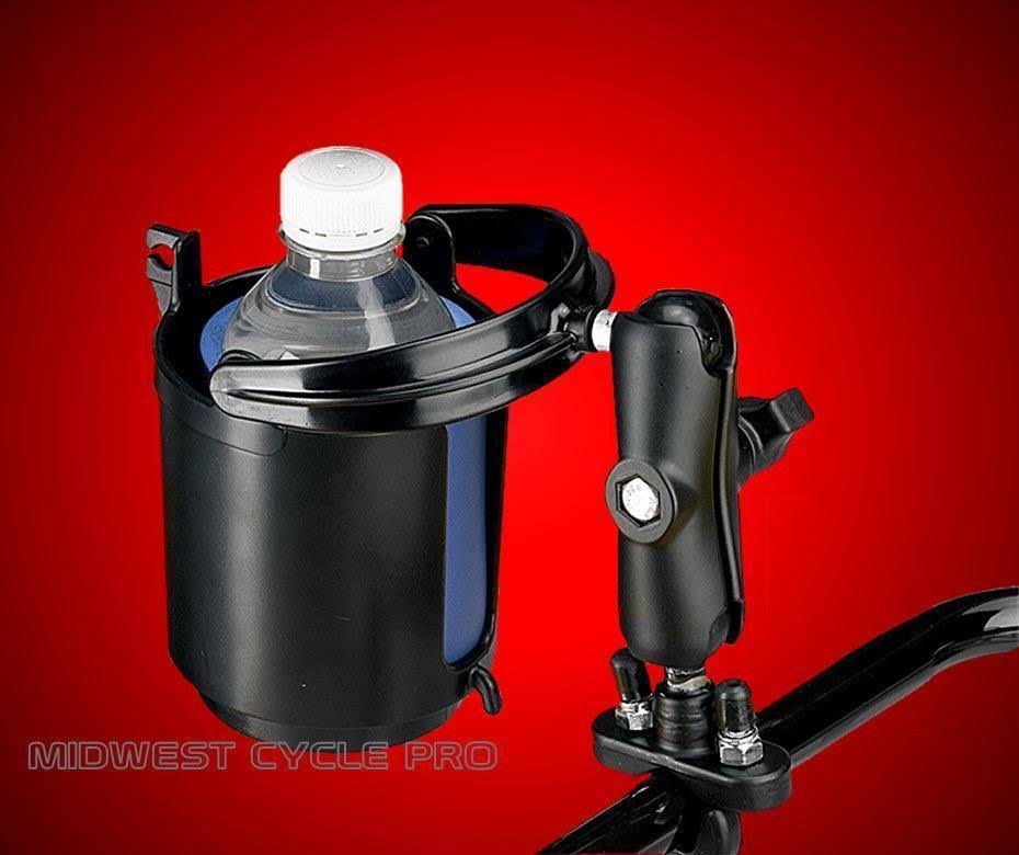 Ram - Self-Leveling Cup Holder Cozy w/Zinc Coated U-Bolt Base - RAM-B-132R