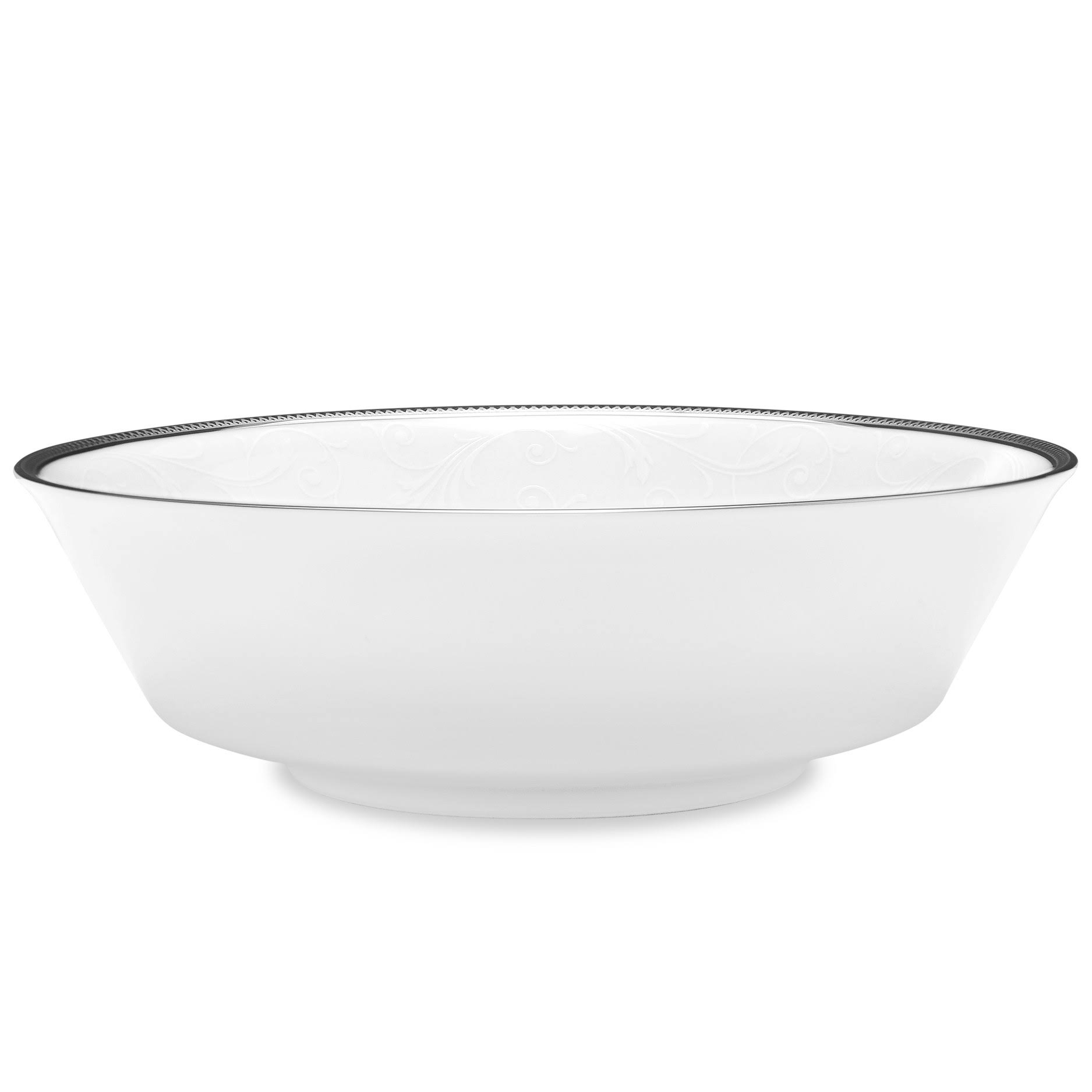 Noritake Regina Platinum Large Round Vegetable Bowl