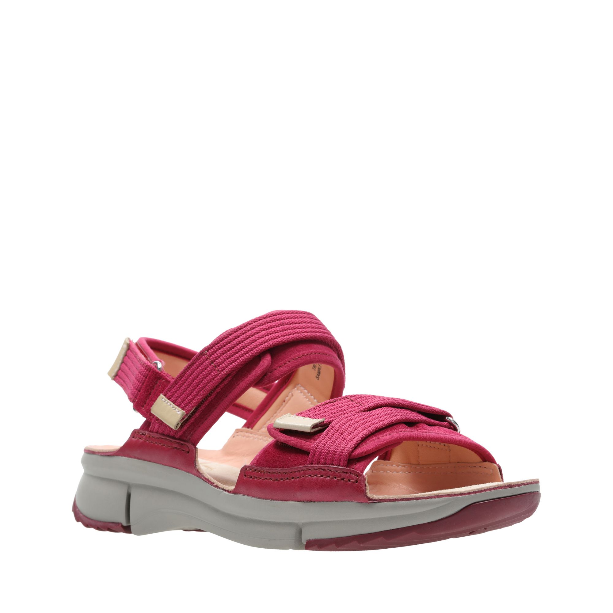 Women Sandals Tri Walk Berry Combi