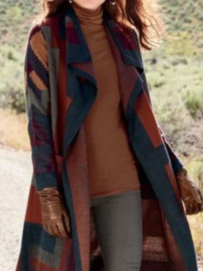 Brown Vintage Knitted Cardigan