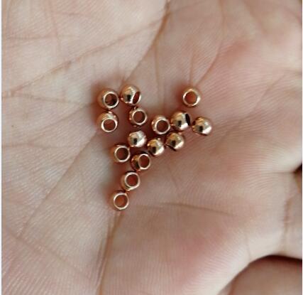 不锈钢通孔珠 钻孔珠 钢珠钻孔  串珠饰品多规格