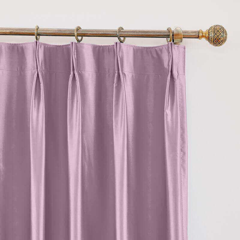 CUSTOM Lao Hang Zhou Smoky Plum Polyester Cotton Thermal Insulated Curtain