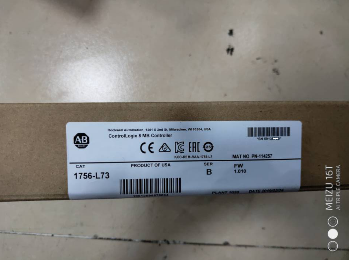 1756-L73 Allen Bradley Original Brandy New Factory Sealed