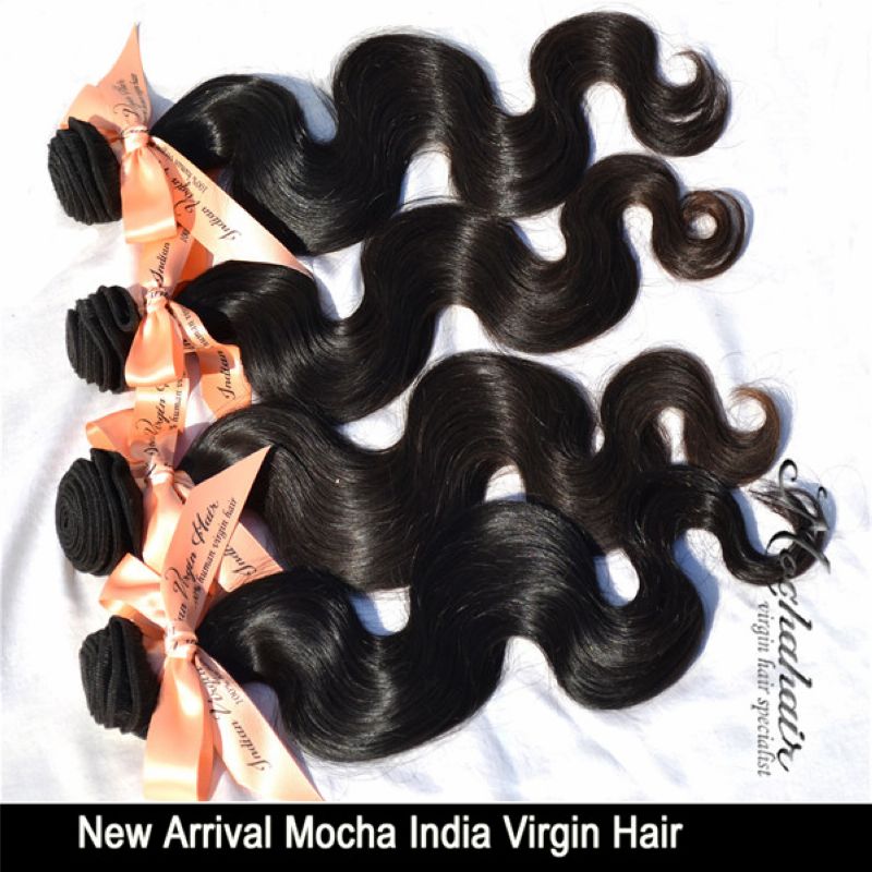 8A-Unprocessed 1pcs/lot Virgin India Hair Body Wave 12 14 16 18 20 22 24 26 28  Wholesale Natural Co