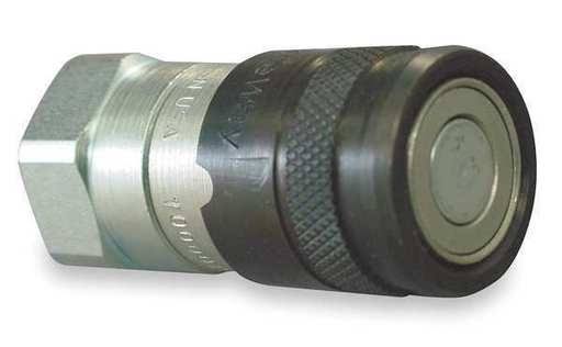 Safeway Hydraulics FF495-3-1/2 Coupler Body,1/2-14,3/8 in. Body,Steel