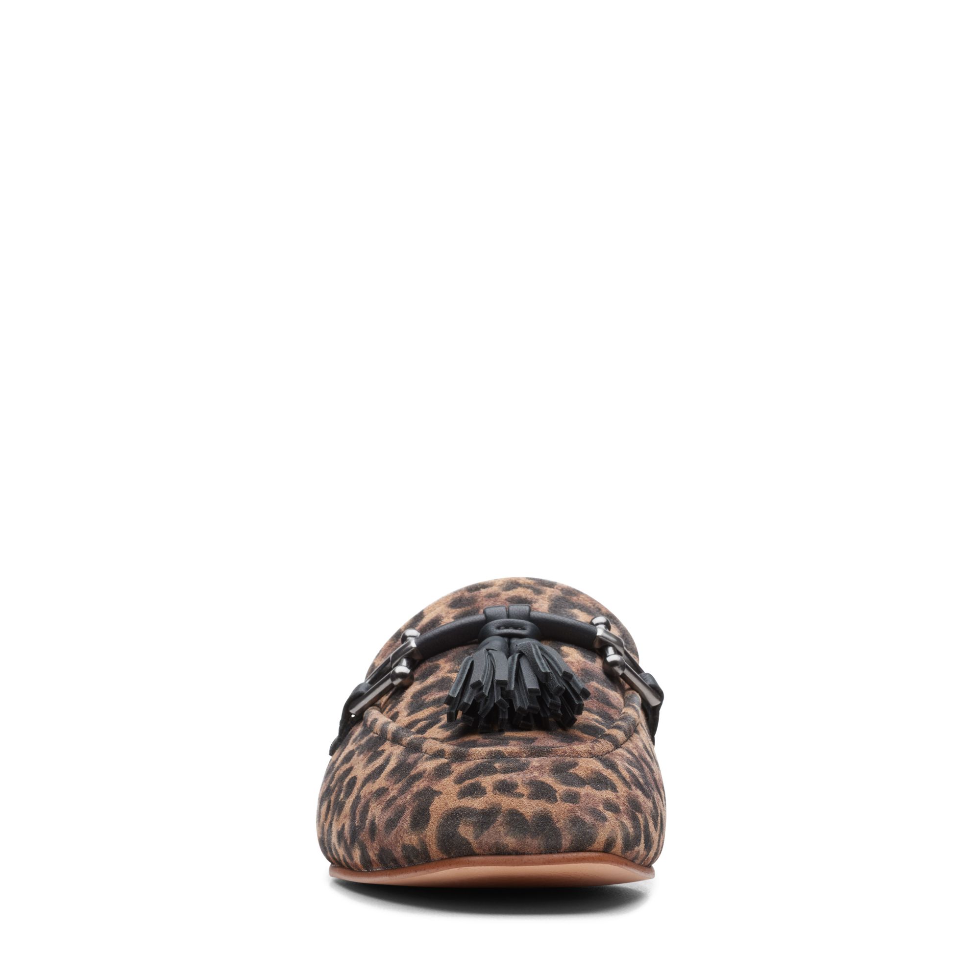 Women Pure 2 Tassel Leopard Print