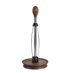 Wooden Paper Towel Holder Countertop Vertical Tissue Holder Rack