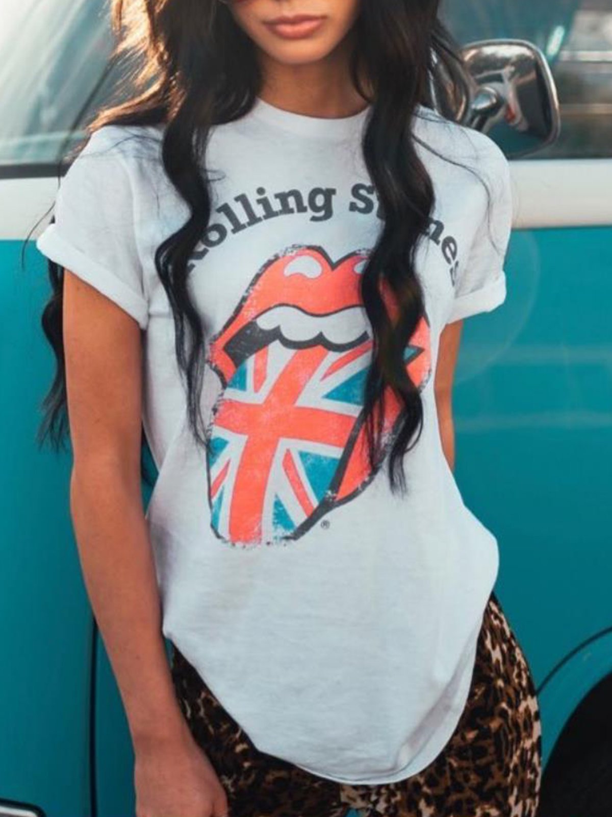 White Short Sleeve Cotton Shirts & Tops