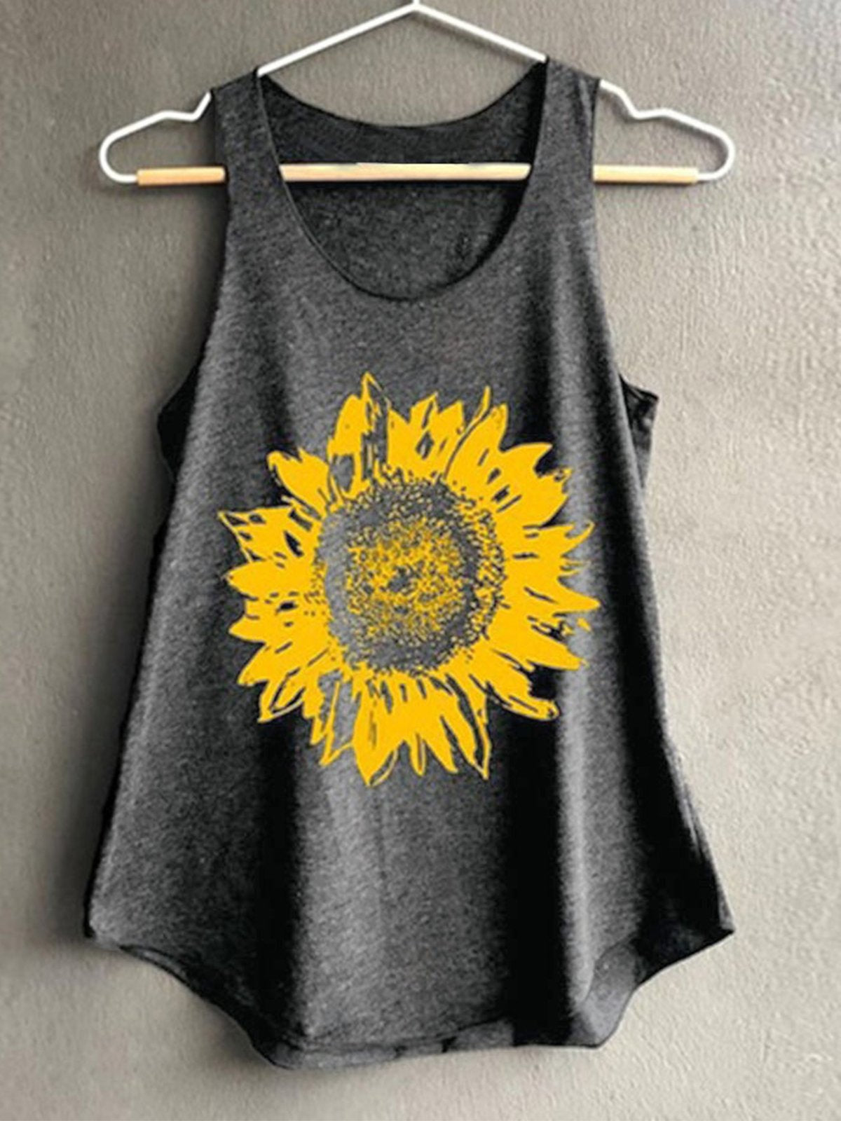 V Neck Casual Cotton-Blend Printed Shirts & Tops