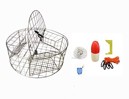 KUFA CT120+CAS1+ZIN1K Stainless Steel Round Crab Trap with Anode Zinc