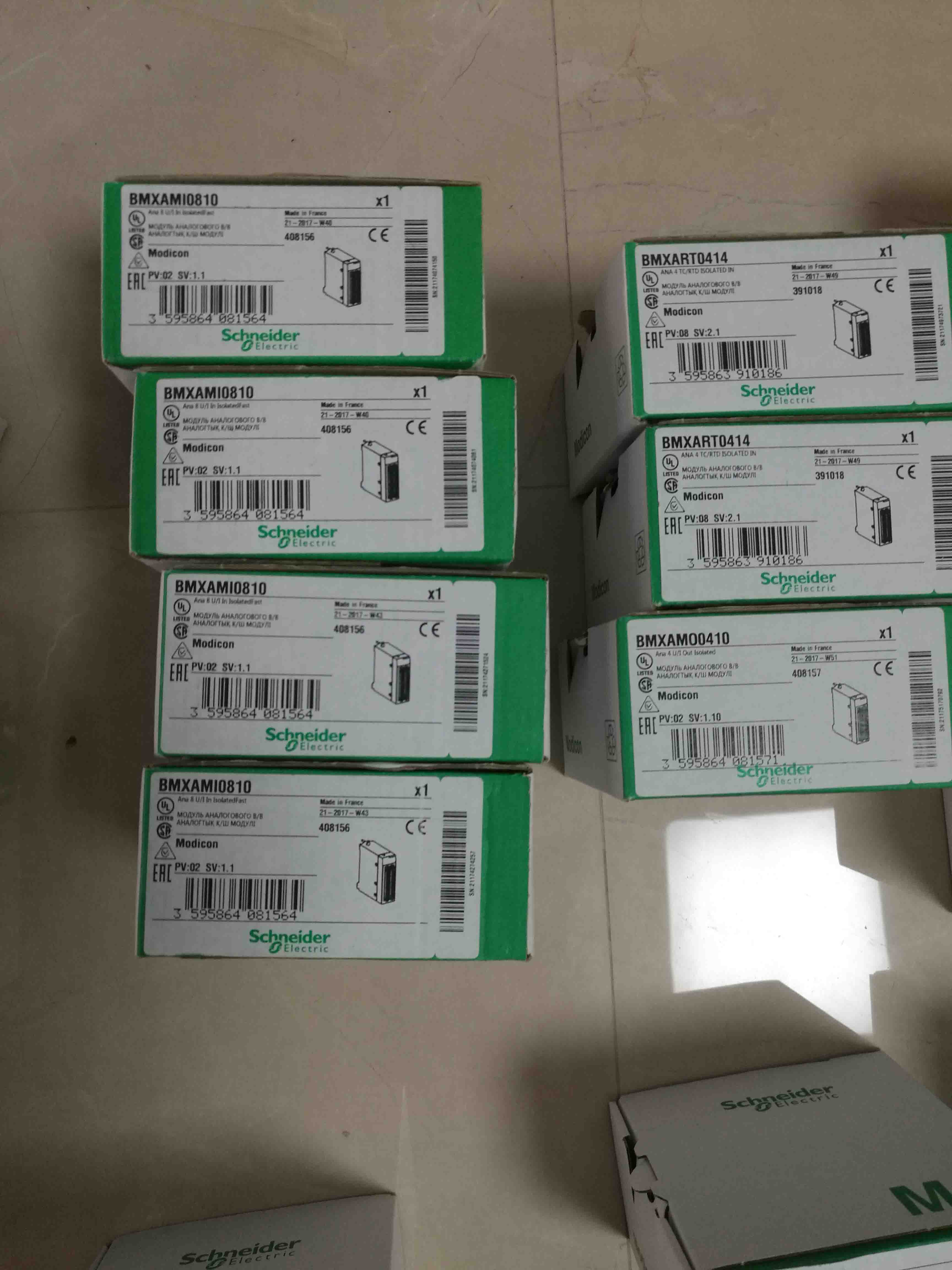 BMXAMI0810 Schneider Isolated analog input module Original Factory Sealed New