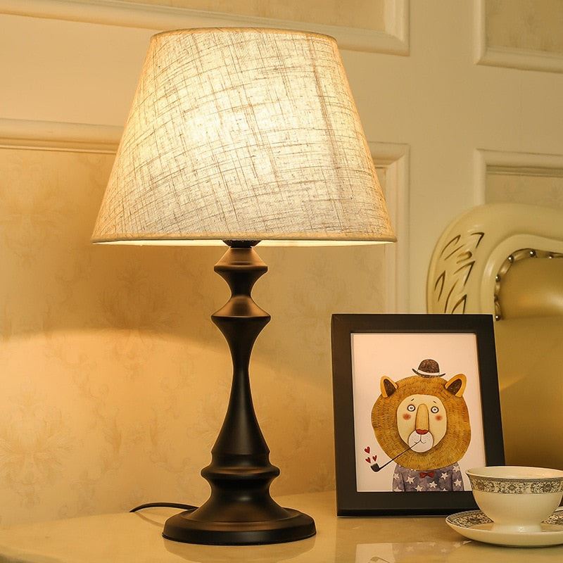 American Table Lamp Bedroom Lamp North Europe Simple Modern Living Room