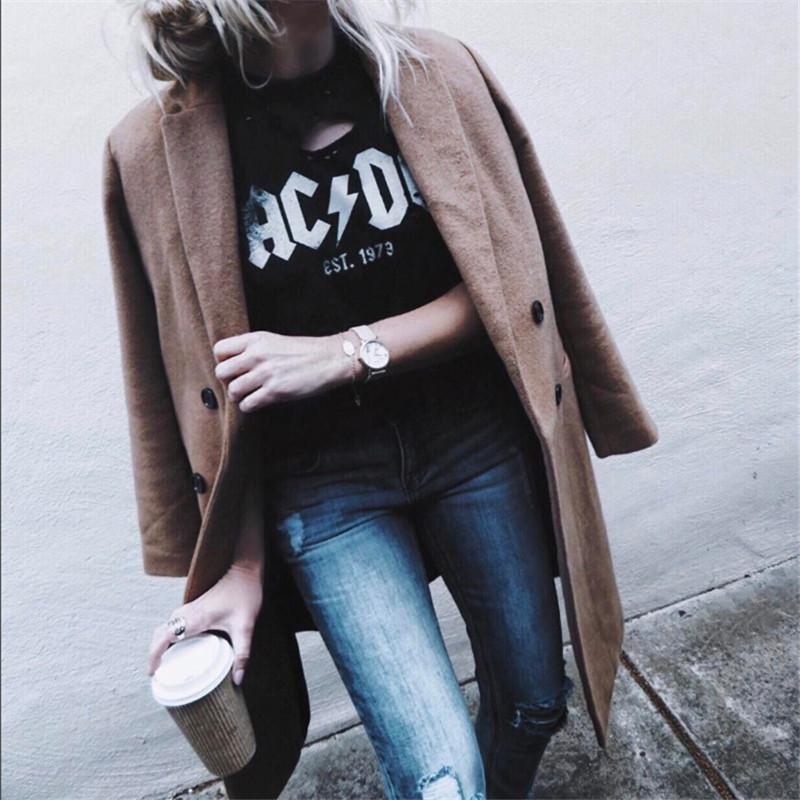 Medium And Long Double-Breasted Cardigan Coat