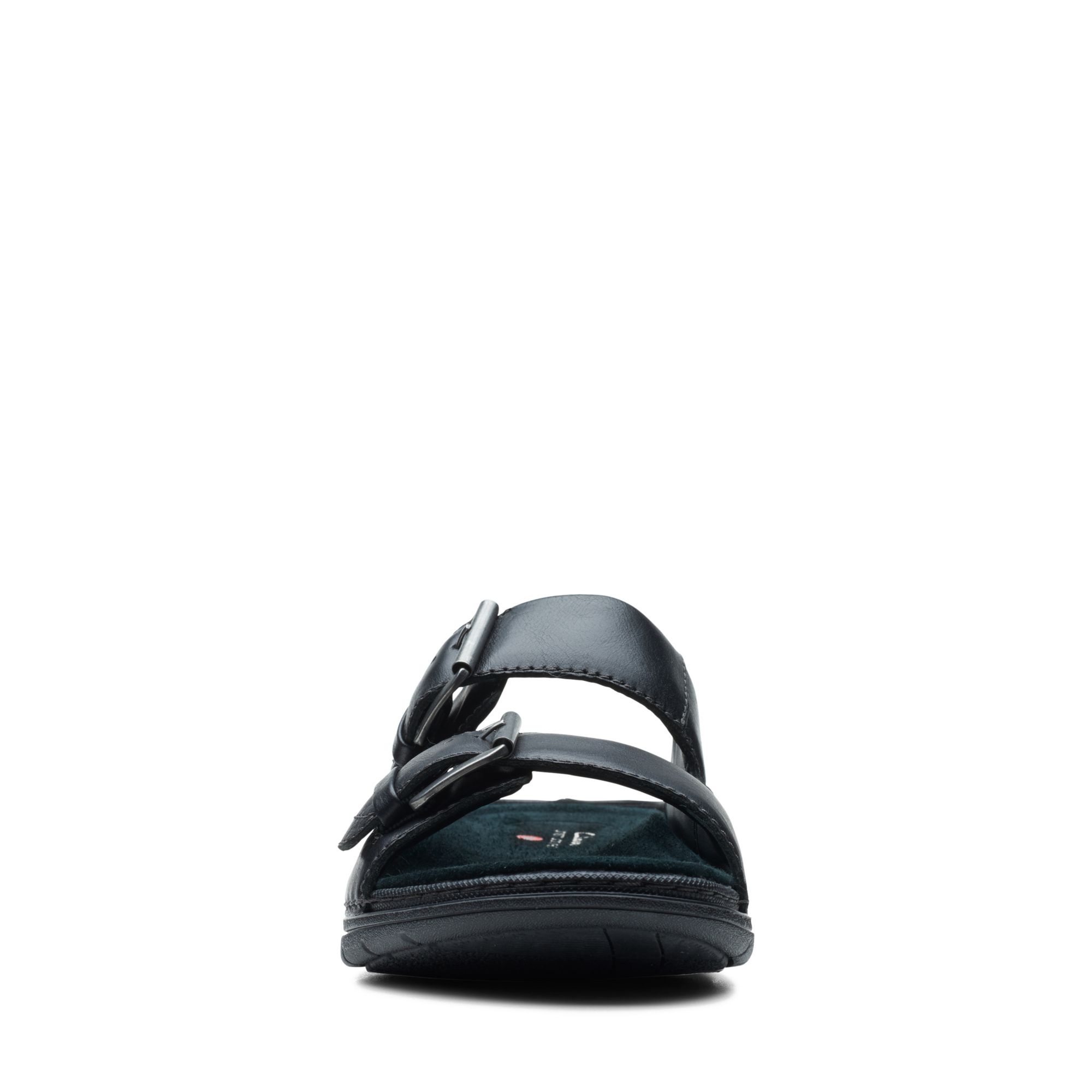 Men Sandals Nature Vibe Black Leather