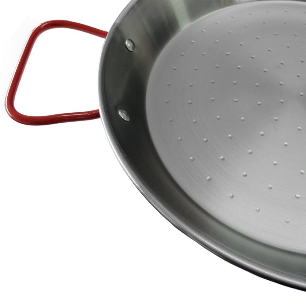 La Paella Garcima 22-inch Carbon Steel Paella Pan, 55cm