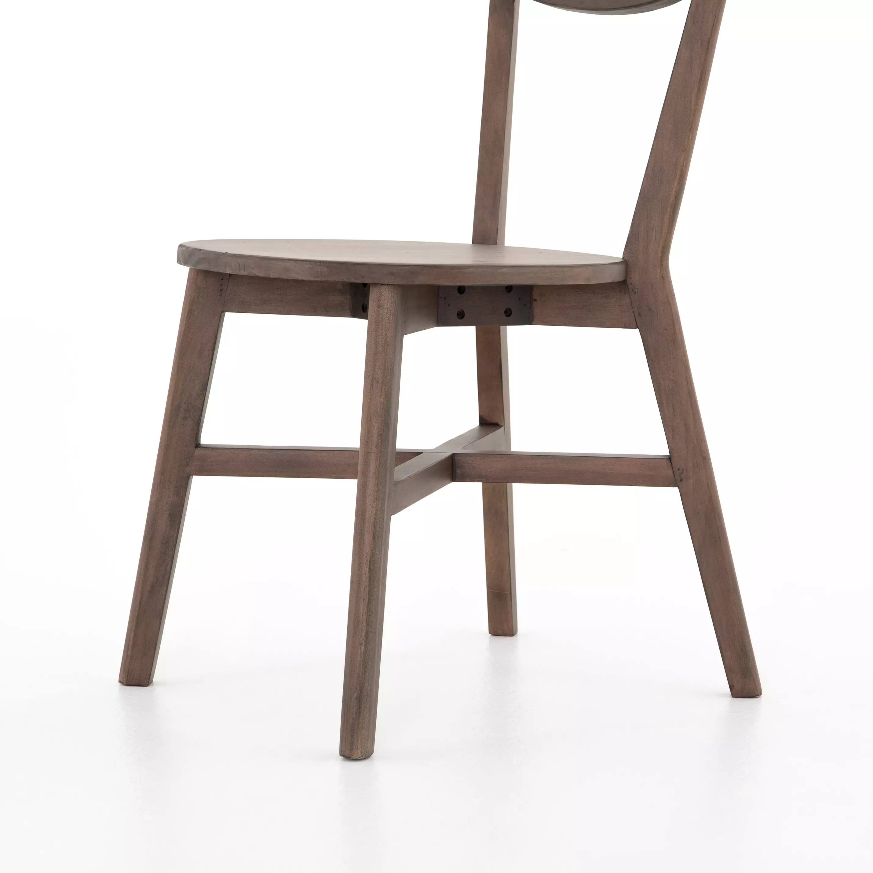 Four Hands Roseum Dining Chair, Rustic Saddle Tan
