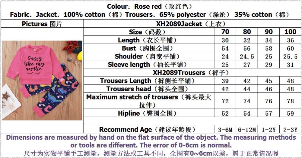 Kids Girl Long Sleeve Cartoon Tracksuit